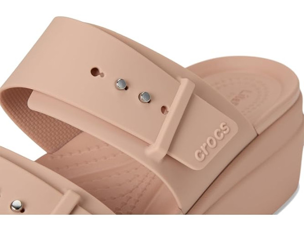 Crocs Brooklyn Buckle Low Wedges Crocs Brooklyn Buckle Low Wedges
