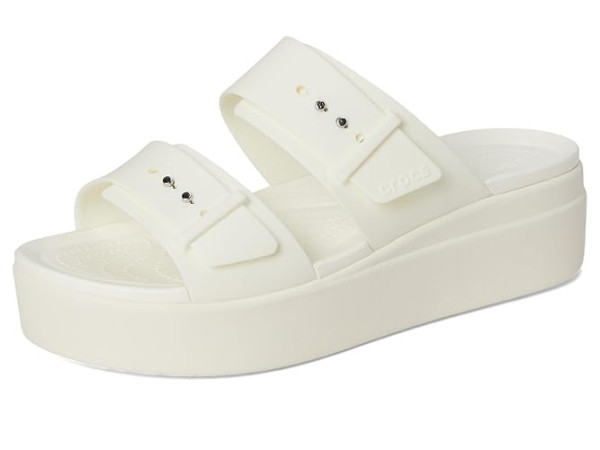 Crocs Brooklyn Buckle Low Wedges Crocs Brooklyn Buckle Low Wedges