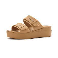 Crocs Brooklyn Buckle Low Wedge