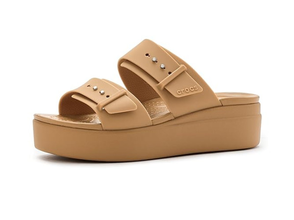 Crocs Brooklyn Buckle Low Wedge