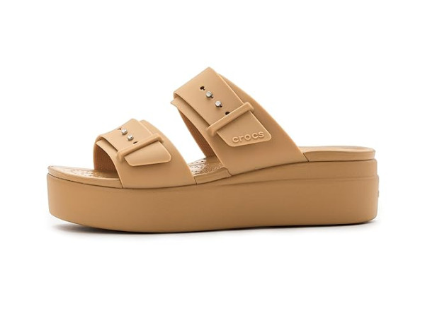 Crocs Brooklyn Buckle Low Wedges Crocs Brooklyn Buckle Low Wedges
