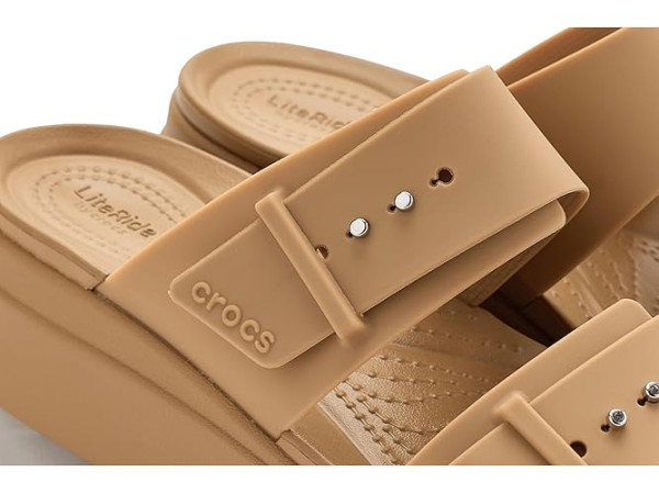 Crocs Brooklyn Buckle Low Wedges Crocs Brooklyn Buckle Low Wedges