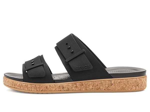 Crocs Brooklyn Buckle Low Wedge Crocs Brooklyn Buckle Low Wedge