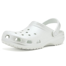 Moonlight Metallic Crocs Classic Clogs - Glitter