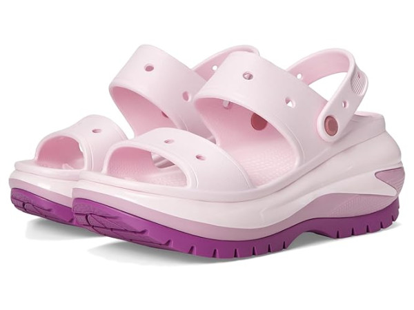 Crocs Classic Mega Crush Platform Sandals Wedge