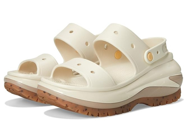 Crocs Classic Mega Crush Platform Sandals Wedge