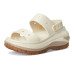 Crocs Classic Mega Crush Platform Sandals Wedge