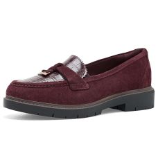 Burgundy Suede Clarks Westlynn Bella