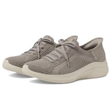Taupe SKECHERS Martha Stewart - Ultra Flex 3.0 - Day Light Hands Free Slip-Ins