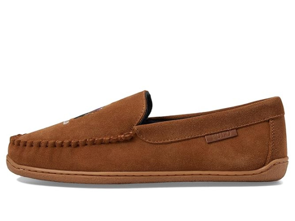 Polo Ralph Lauren Brenan Maddison Bear Suede Moccasin Slipper