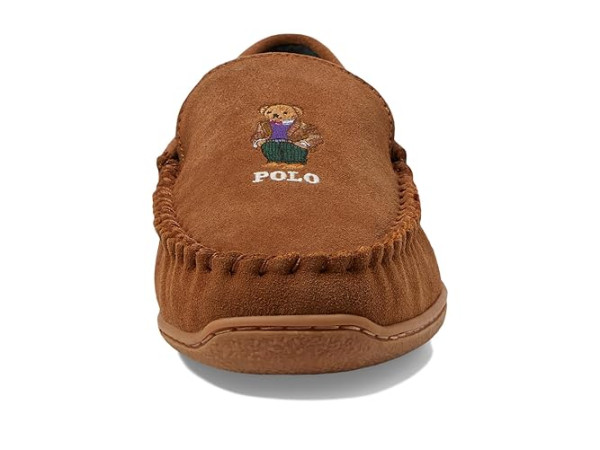 Polo Ralph Lauren Brenan Maddison Bear Suede Moccasin Slipper