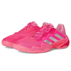 Lucid Pink/Champagne Metallic/Bliss Pink adidas Barricade 13 Tennis Shoes