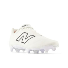 White/Black New Balance BurnX4 Lacrosse Cleats