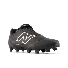 Black/Black New Balance BurnX4 Lacrosse Cleats