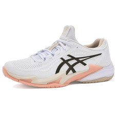 White/Black Coffee ASICS Court FF 3