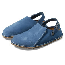 Elemental Blue Birkenstock Lutry 365 Clog - Suede