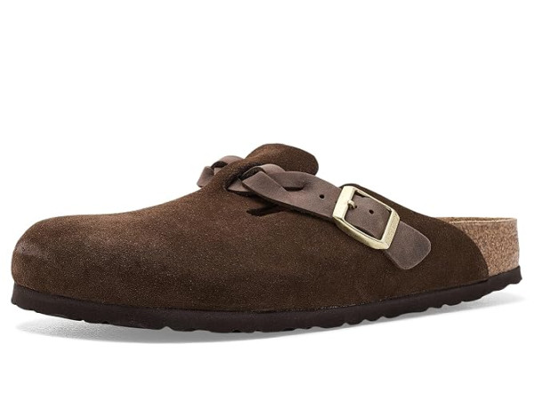 Birkenstock Boston Braid Clog- Suede Birkenstock Boston Braid Clog- Suede