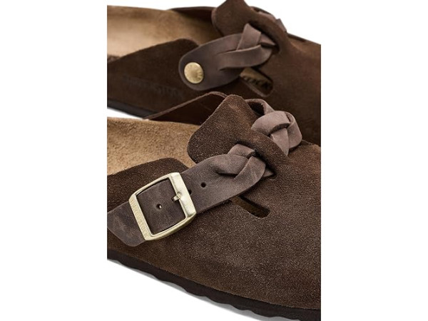 Birkenstock Boston Braid Clog- Suede Birkenstock Boston Braid Clog- Suede