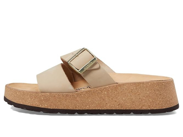 Birkenstock Almina Platform Sandal - Nubuck Birkenstock Almina Platform Sandal - Nubuck