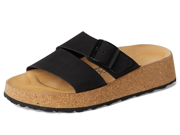 Birkenstock Almina Platform Sandal - Nubuck Birkenstock Almina Platform Sandal - Nubuck
