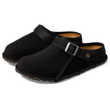 Black Birkenstock Lutry 365 Clog - Suede