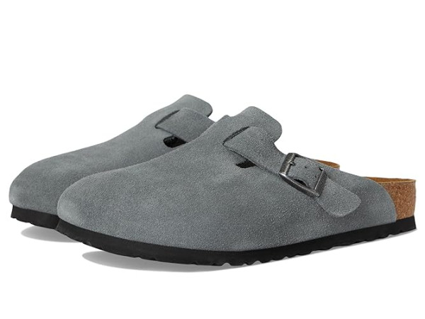 Birkenstock Boston Soft Footbed - Suede (Men)