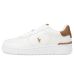Polo Ralph Lauren Tumbled Leather-Masters Crt-Sneakers-Low Top Lace