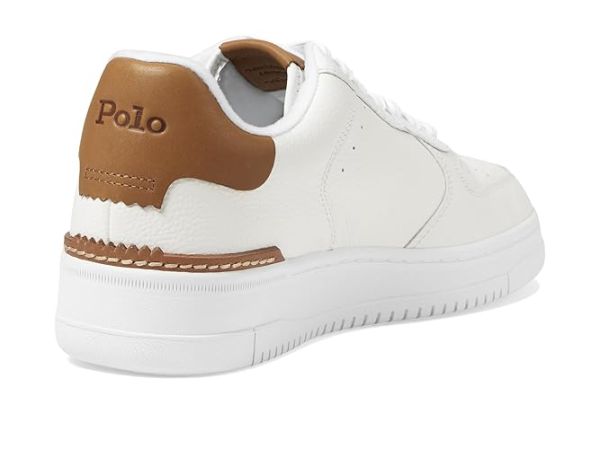Polo Ralph Lauren Tumbled Leather-Masters Crt-Sneakers-Low Top Lace