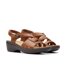 Tan Leather Clarks Merliah Bonita