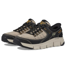 Taupe/Black SKECHERS Summits AT Hands Free Slip-In