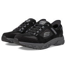 Black SKECHERS Oak Canyon Consitent Winne Hands Free Slip-In