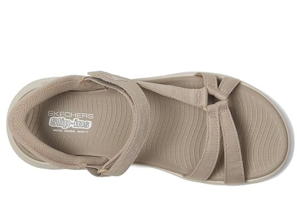SKECHERS GO WALK Flex Sandals - Illuminate Hands Free Slip-Ins