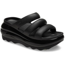 Black Crocs Mega Crush Triple Strap Sandal
