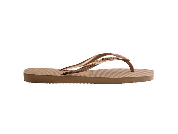 Havaianas Slim Square Logo Metallic Flip-Flop