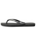 Havaianas Slim Square Logo Metallic Flip-Flop