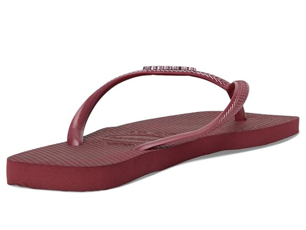 Havaianas Slim Square Logo Metallic Flip-Flop