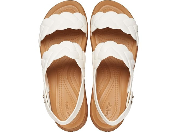 Crocs Brooklyn Woven Low Wedge Sandals
