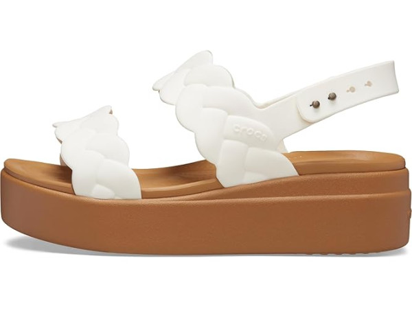 Crocs Brooklyn Woven Low Wedge Sandals