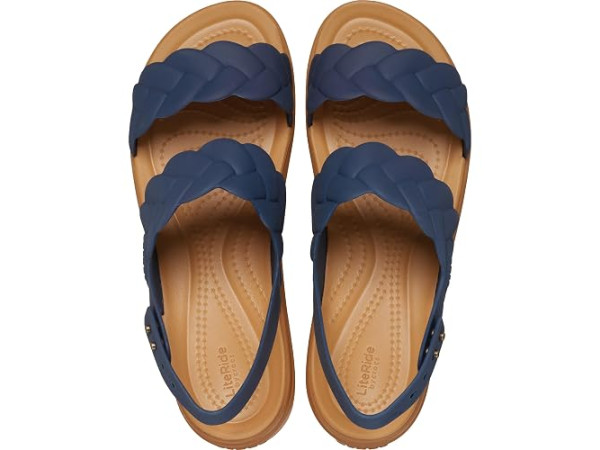 Crocs Brooklyn Woven Low Wedge Sandals