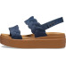 Crocs Brooklyn Woven Low Wedge Sandals