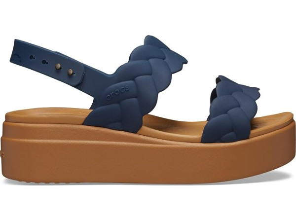 Crocs Brooklyn Woven Low Wedge Sandals