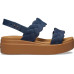 Crocs Brooklyn Woven Low Wedge Sandals