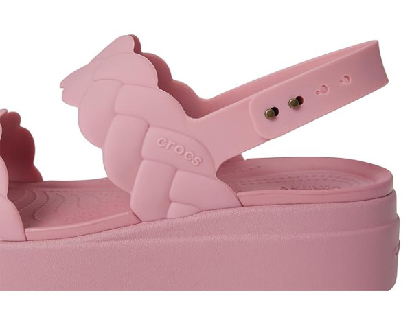 Crocs Brooklyn Woven Low Wedge Sandals