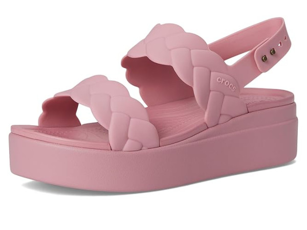 Crocs Brooklyn Woven Low Wedge Sandals