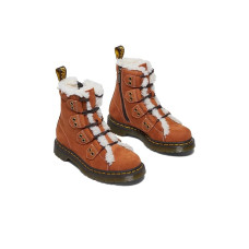 Dr. Martens 1460 Lace To Toe Fur Lined Boots