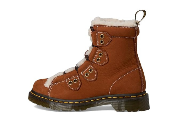 Dr. Martens 1460 Lace To Toe Fur Lined Boots