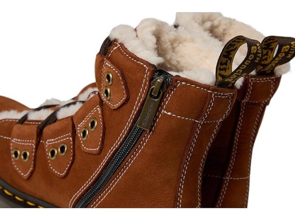 Dr. Martens 1460 Lace To Toe Fur Lined Boots