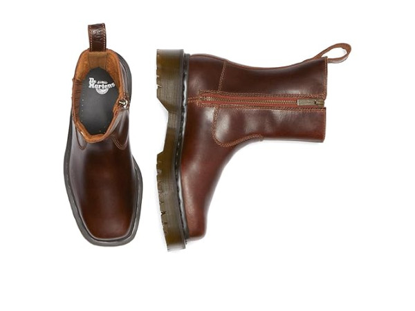 Dr. Martens Amaayah Lo Leather Bex Pull-On Boots