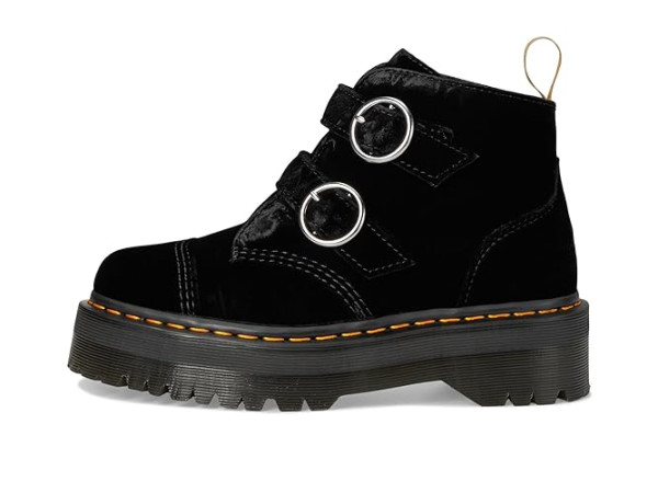 Dr. Martens Vegan Devon Velvet Platform Boots