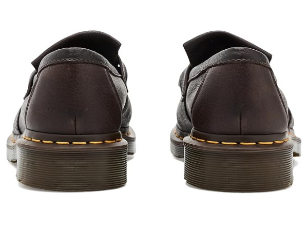 Dr. Martens Adrian Yellow Stitch Leather Loafers